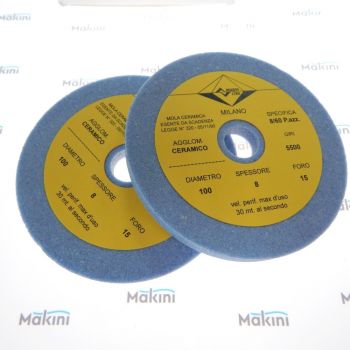 R07401 set комплект 2шт заточных камней 100X8X15 Camoga для C420, C520, STAR, C320, C620, C720