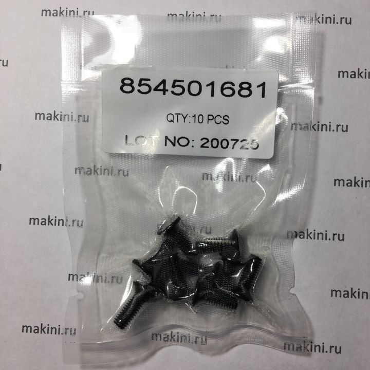 854501681 SCR M4 X 12MM FHCS BL OX ALLOY