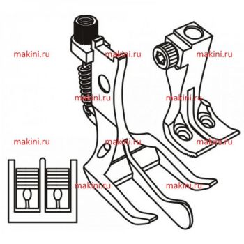KP1246-6 Комплект лапок 6мм для PFAFF 1246 (Kwokhing, Гонконг)