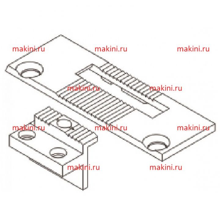 10665 игольная пластина + 10805 транспортер Kwokhing