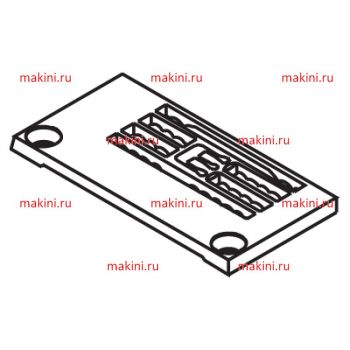 14-724 игольная пластина Kwokhing двухигольная 3.2 мм