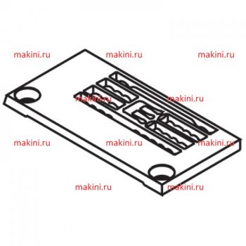14-806 игольная пластина Kwokhing двухигольная 3.2 мм