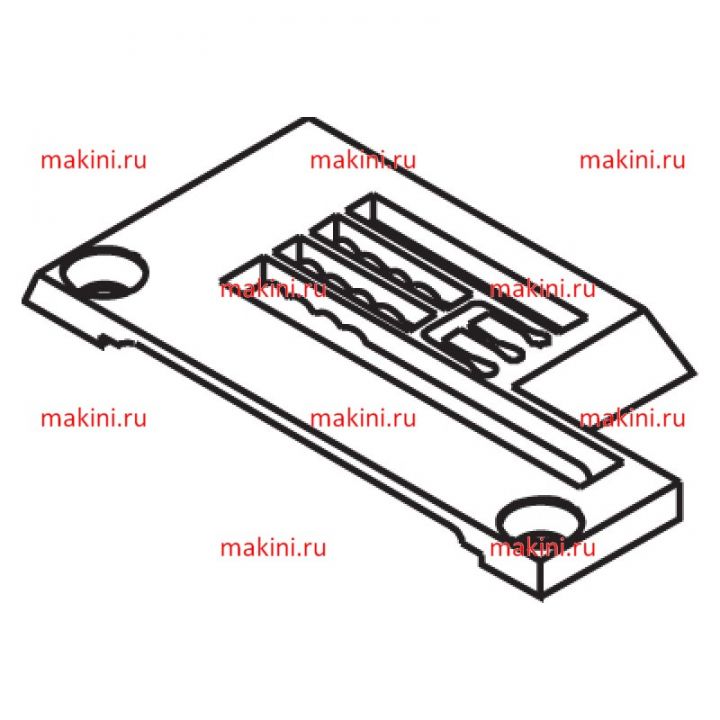 14-856 игольная пластина Kwokhing трехигольная 5.6 мм