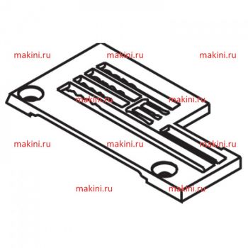 14-858 игольная пластина Kwokhing трехигольная 5.6 мм