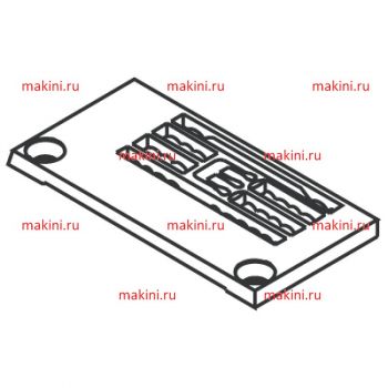 257000B40 игольная пластина Kwokhing двухигольная