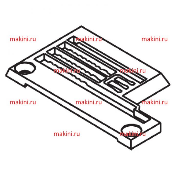 257029B игольная пластина Kwokhing двухигольная