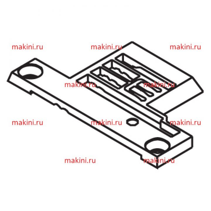 257041B64 игольная пластина Kwokhing двухигольная