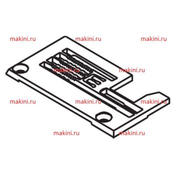 257050B40 игольная пластина Kwokhing двухигольная
