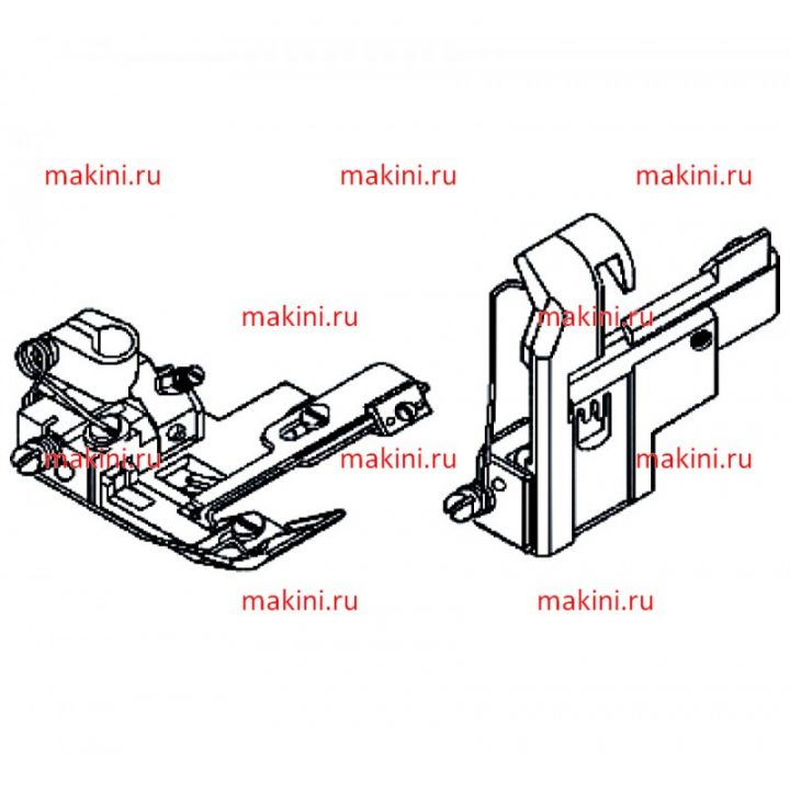 257331A56 прижимная лапка Kwokhing трехигольная