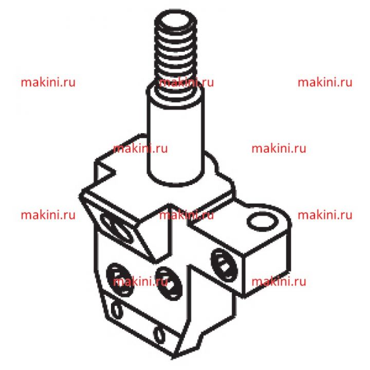 257517 игольный зажим Kwokhing двухигольный