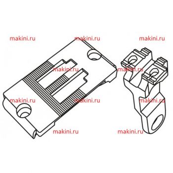 KH1296-NP/FD-8 Kwokhing игольная пластина и транспортер 8 мм