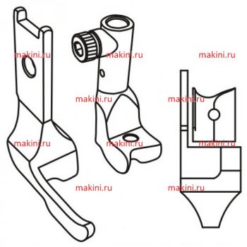 KH335PL -9мм комплект лапок Kwokhing