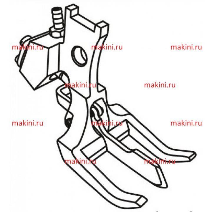 KP1296AO-N11-12 Kwokhing пневматическая направляющая лапка 12 мм