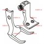 KP1296UD-4 Kwokhing лапка для двух игл 4 мм