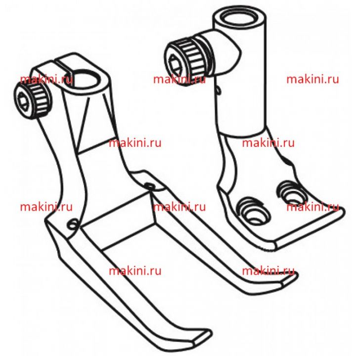 KP1526UD-10 Kwokhing набор лапок для двух игл 10 мм