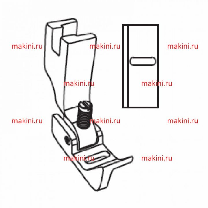 KP438-7L направляющая лапка Kwokhing