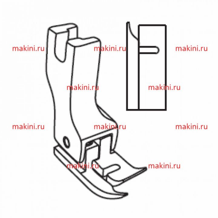 KP438-8LF направляющая лапка Kwokhing