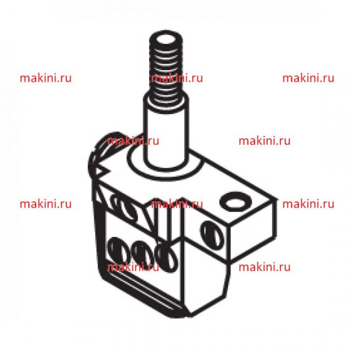 M4248 игольный зажим Kwokhing двухигольный 4.8 мм