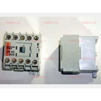 760500204 RELAY S&S CS4C-22Z-24D 4 POLE 2NO. &